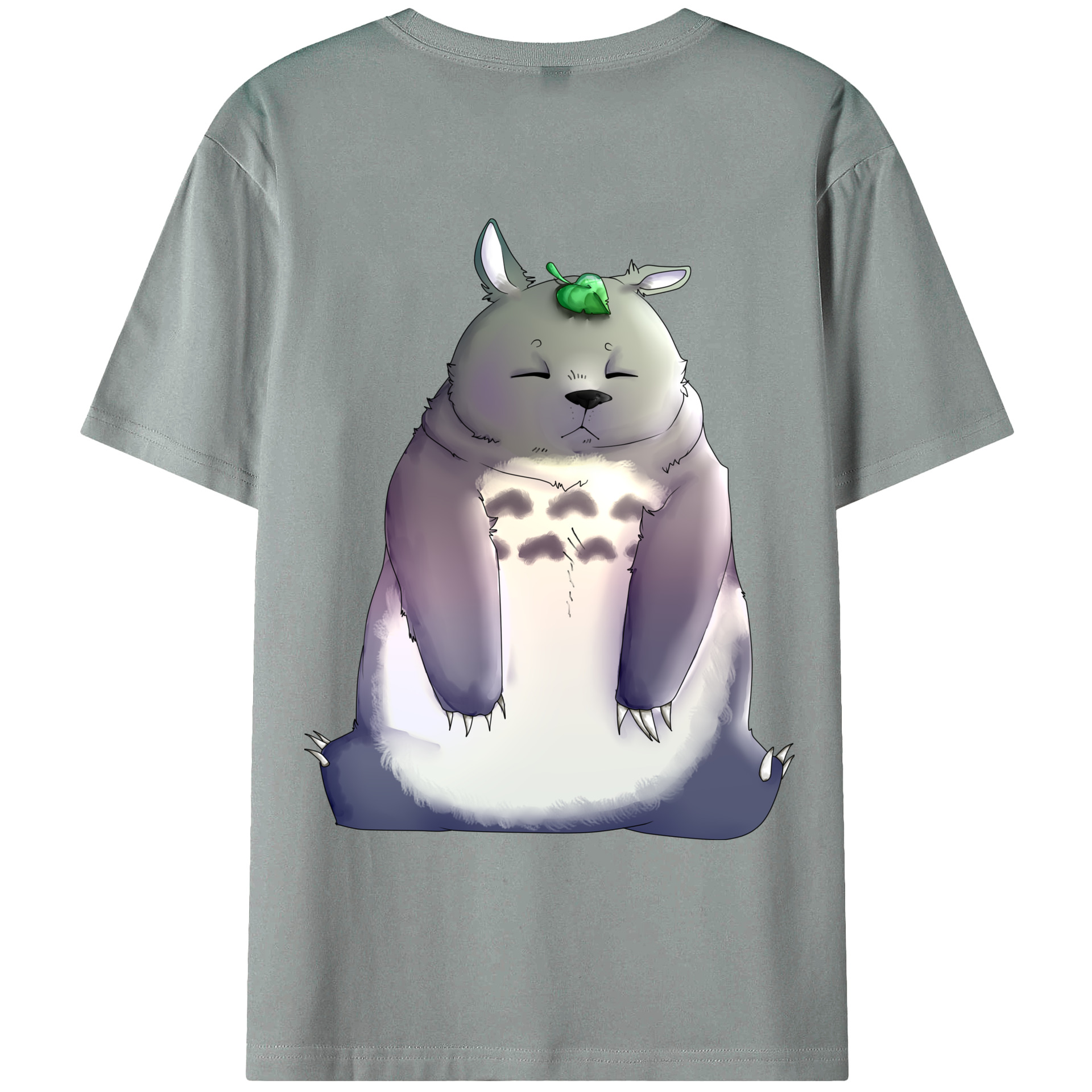 （画像用） となりのトトロ 草壁メイ 草壁サツキ My Neighbor Totoro Satsuki Kusakabe Mei Kusakabe 綿100％ メンズ半袖Tシャツ（バックプリント） 通気性